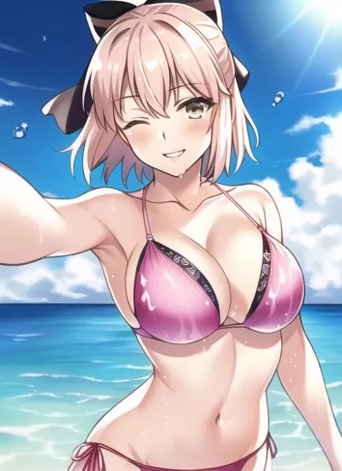 Okita souji in bikini