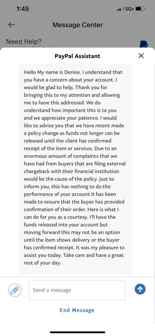 Paypal is now holding funds until buyers receive items; great for customers, not great for sellers