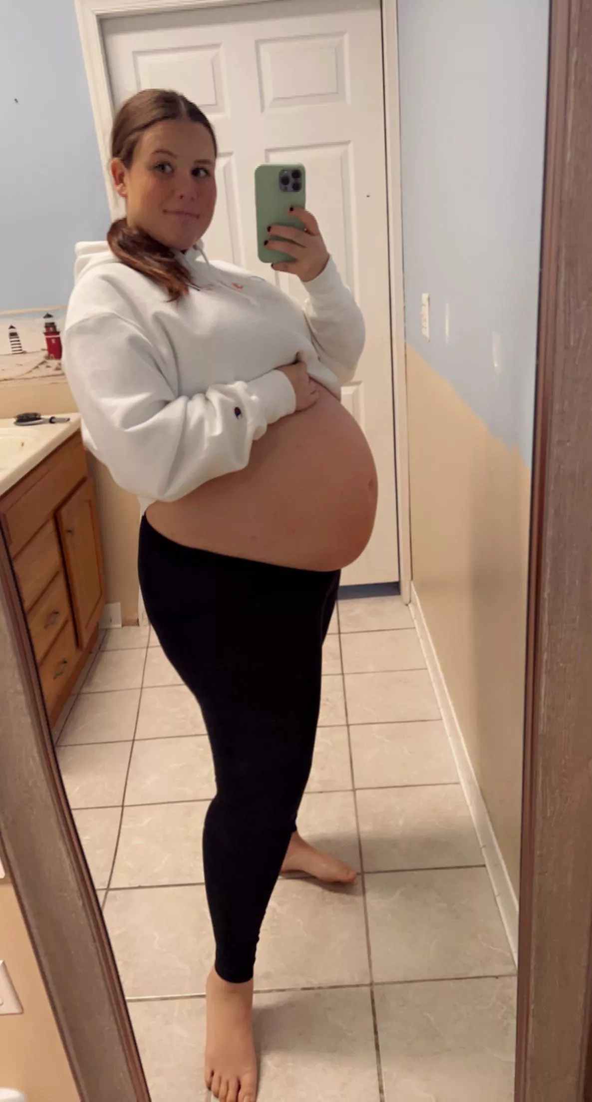 Ready to pop… this pussy