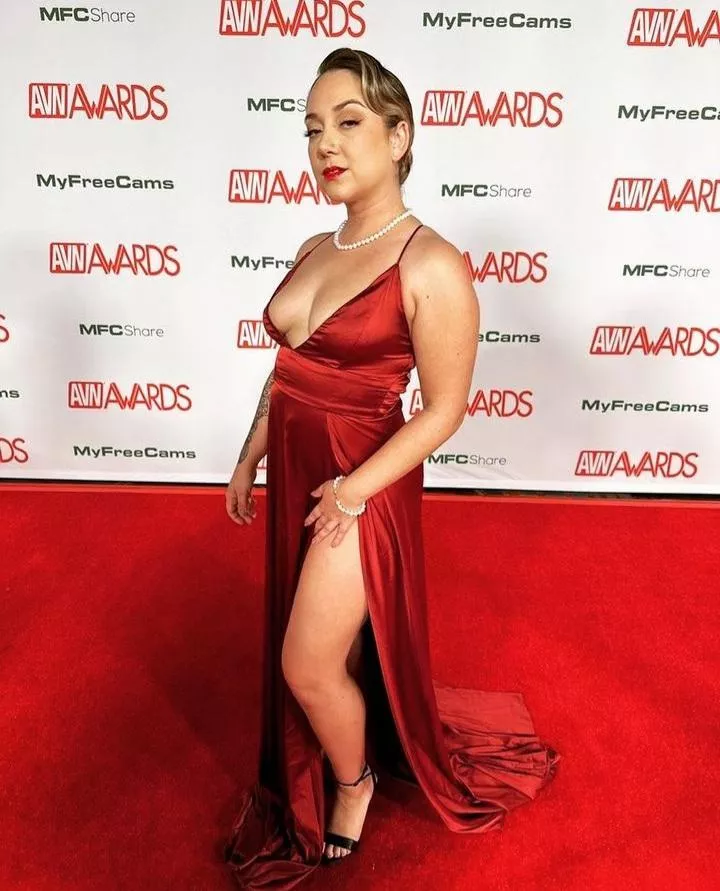 Red carpet, Red dress, Remy Lacroix...