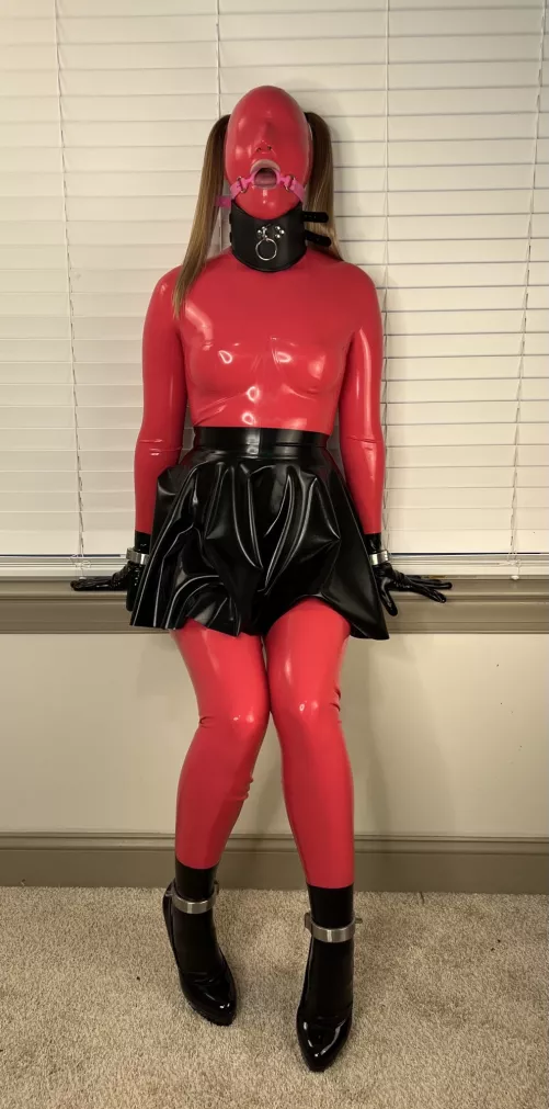 Red rubber toy