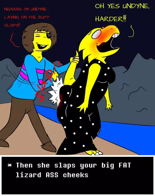 Role-playing practice taken too far [Frisk] [Alphys]