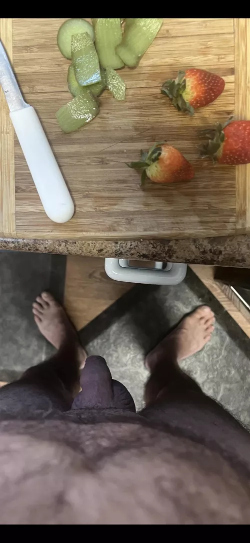 Some Strawberries or Kiwi with Breakfast