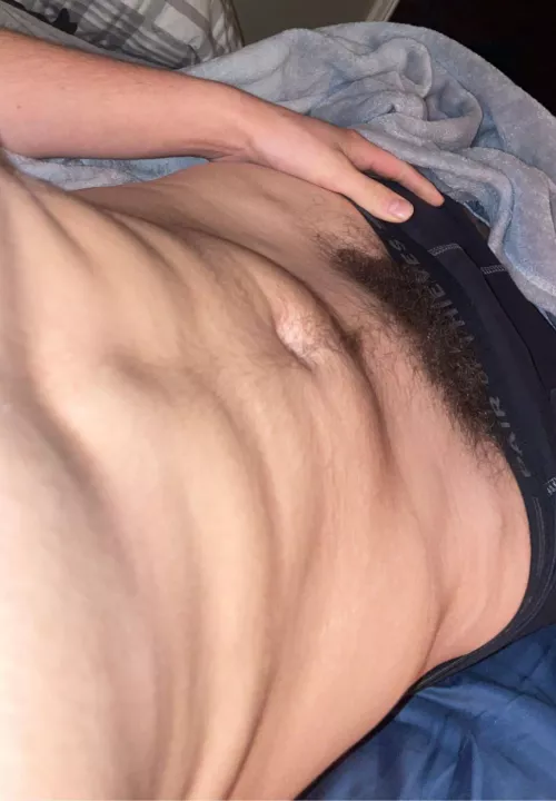 Teen bush peeking out