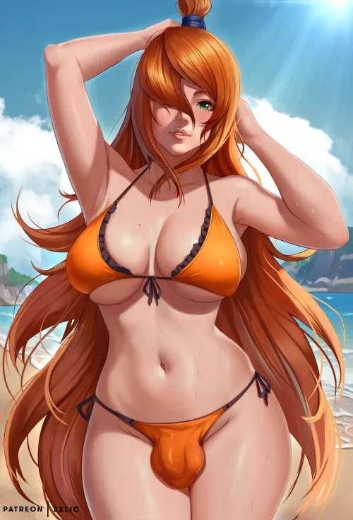 Terumi Mei Bikini Beauty (Exlic ) [Naruto]