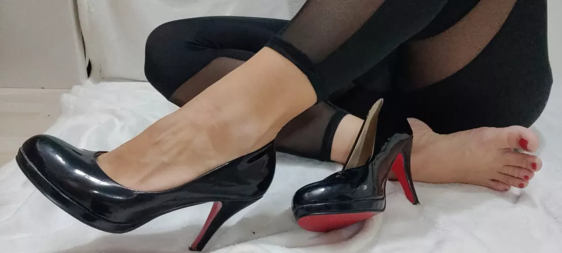 Would you lick my heels or my feet first?