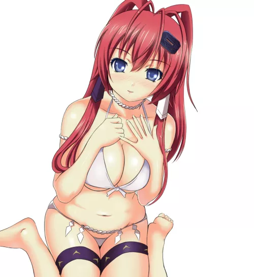 Yagyuu Juubei in White Bikini [Hyakka Ryouran]