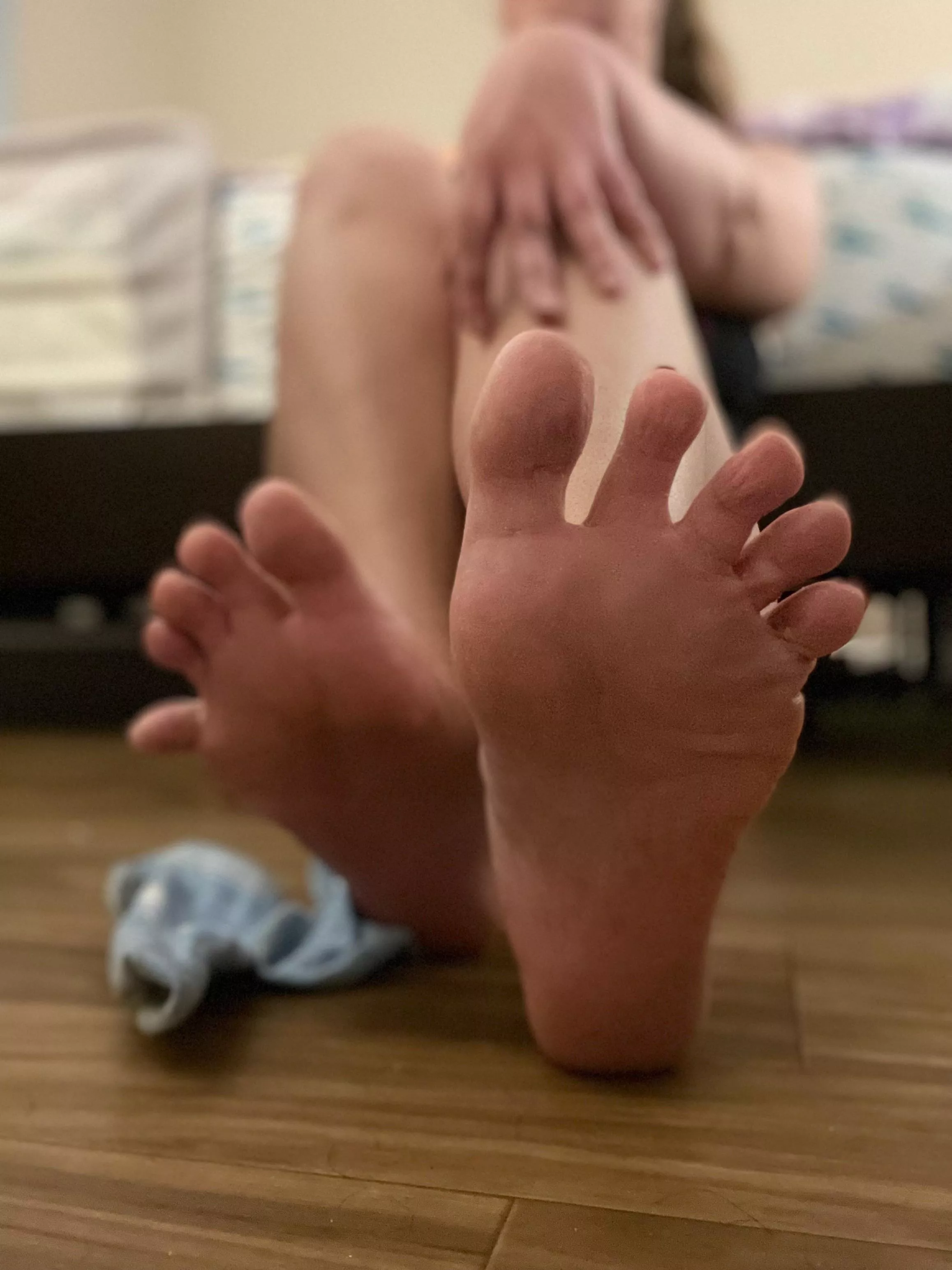 You can suck my toes all day if you want 😉