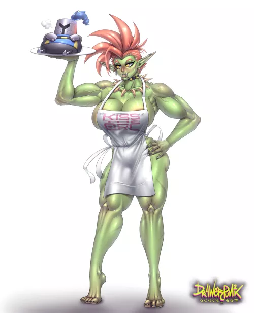 Zira with apron Fanart (art by me)