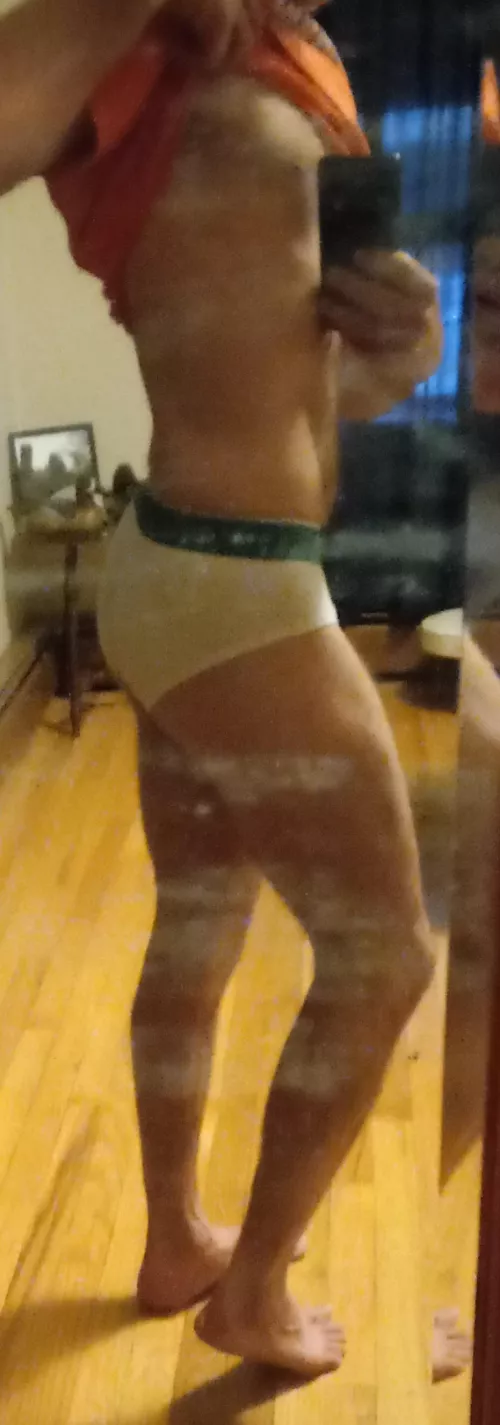 (59) Blurry old mirror and old man