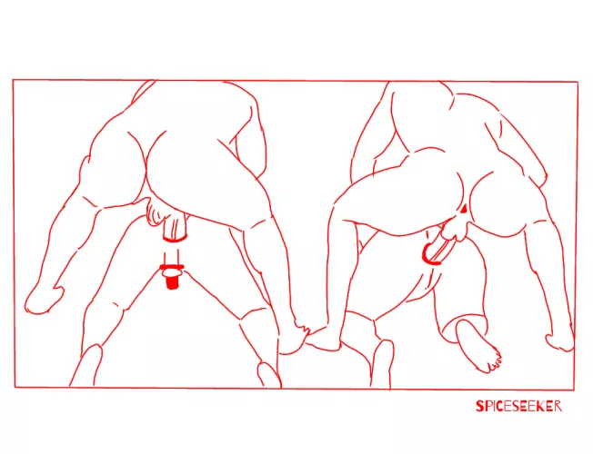 A cuck couple losing their anal cherries together