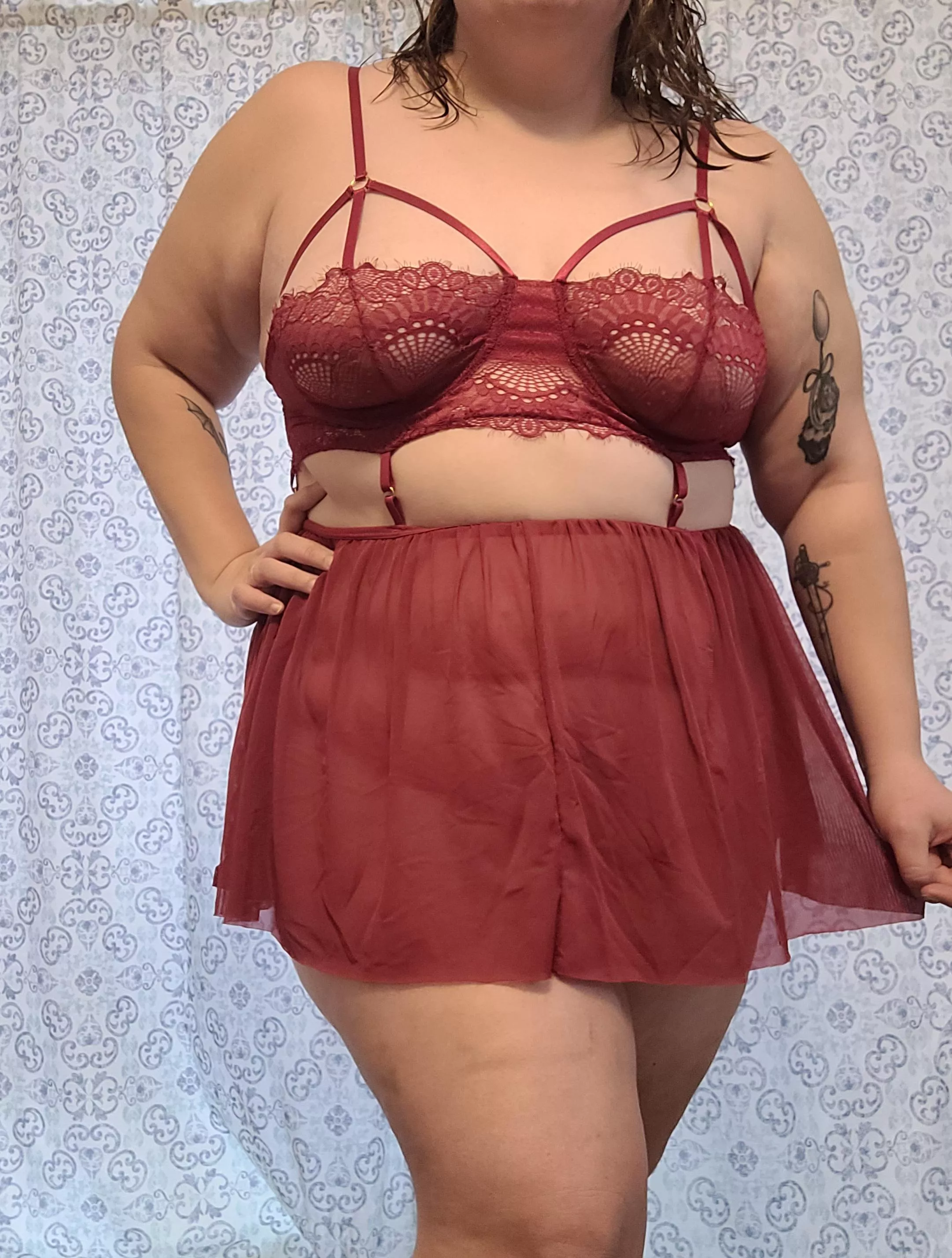 A new red outfit 😍