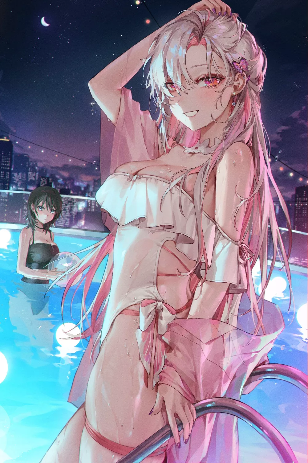 A Night in the Pool [Artist's Original]