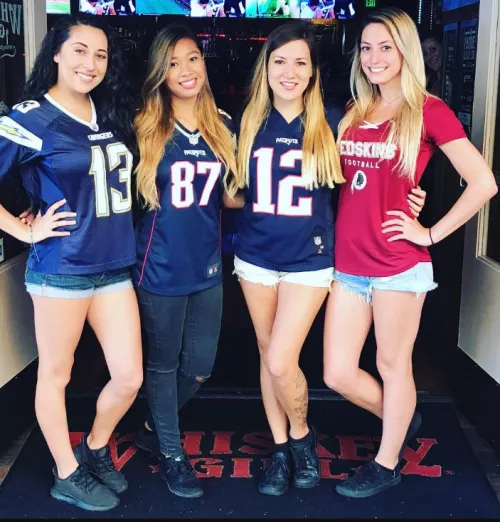 American football lady fans