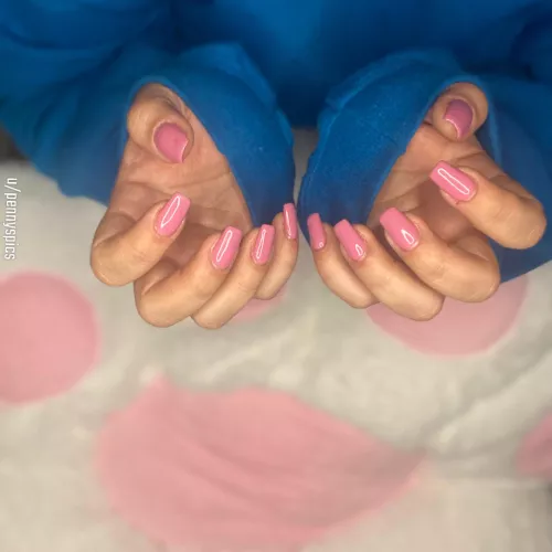 Are pink nails sexy or cute?