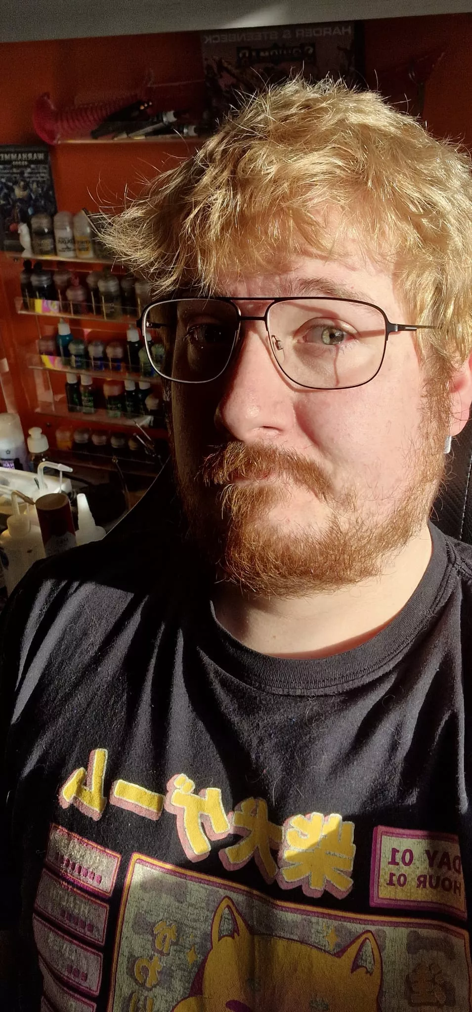 Aside from being blinded by the sun I don't think I look too bad today ^_^