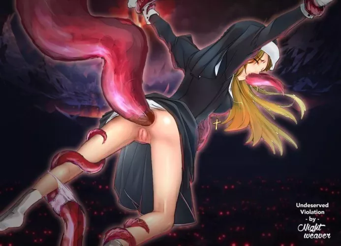 Busty Nun used all the way through (night weaver)