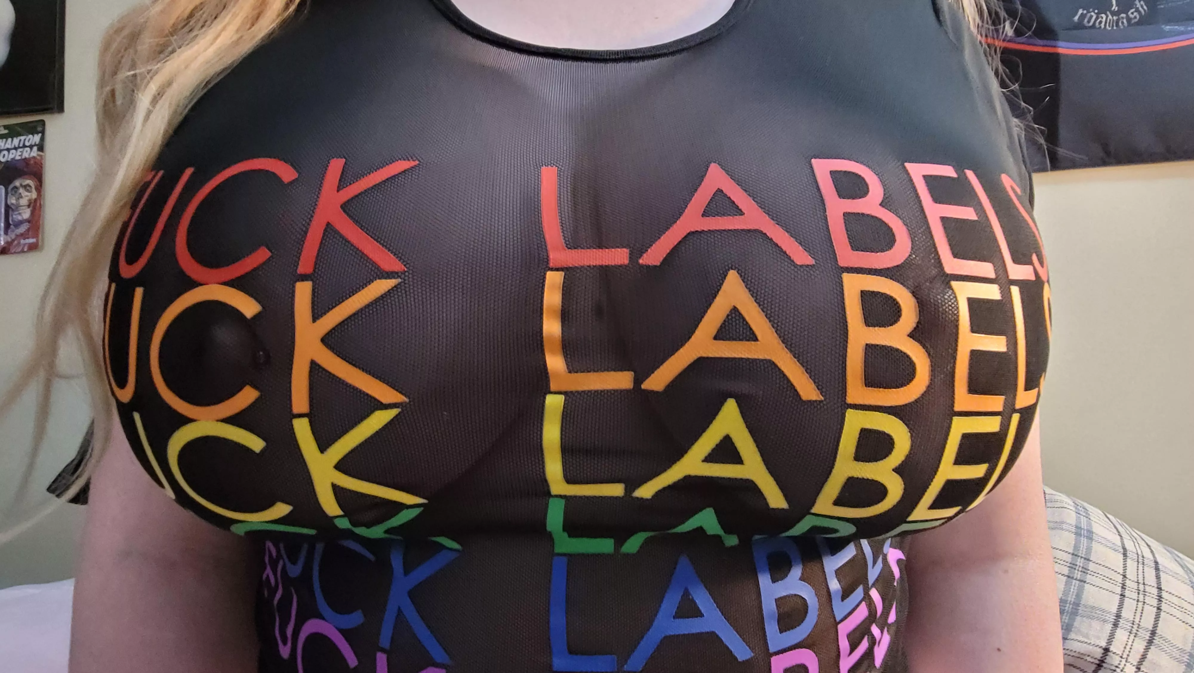 close up of my big natural tits