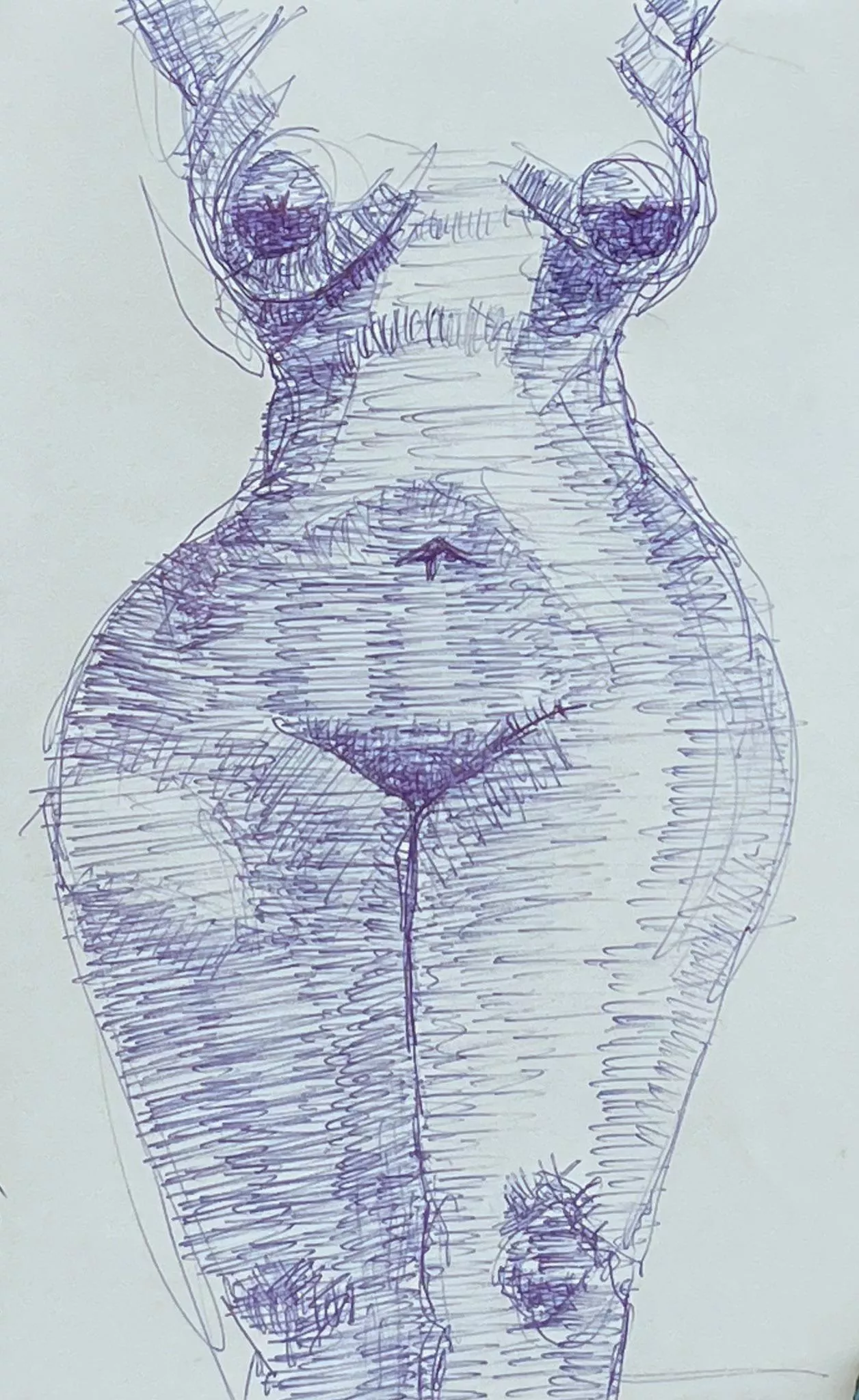 Croquis de femme nue