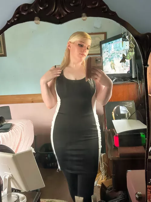 Do you think my dress is cute? 🥰