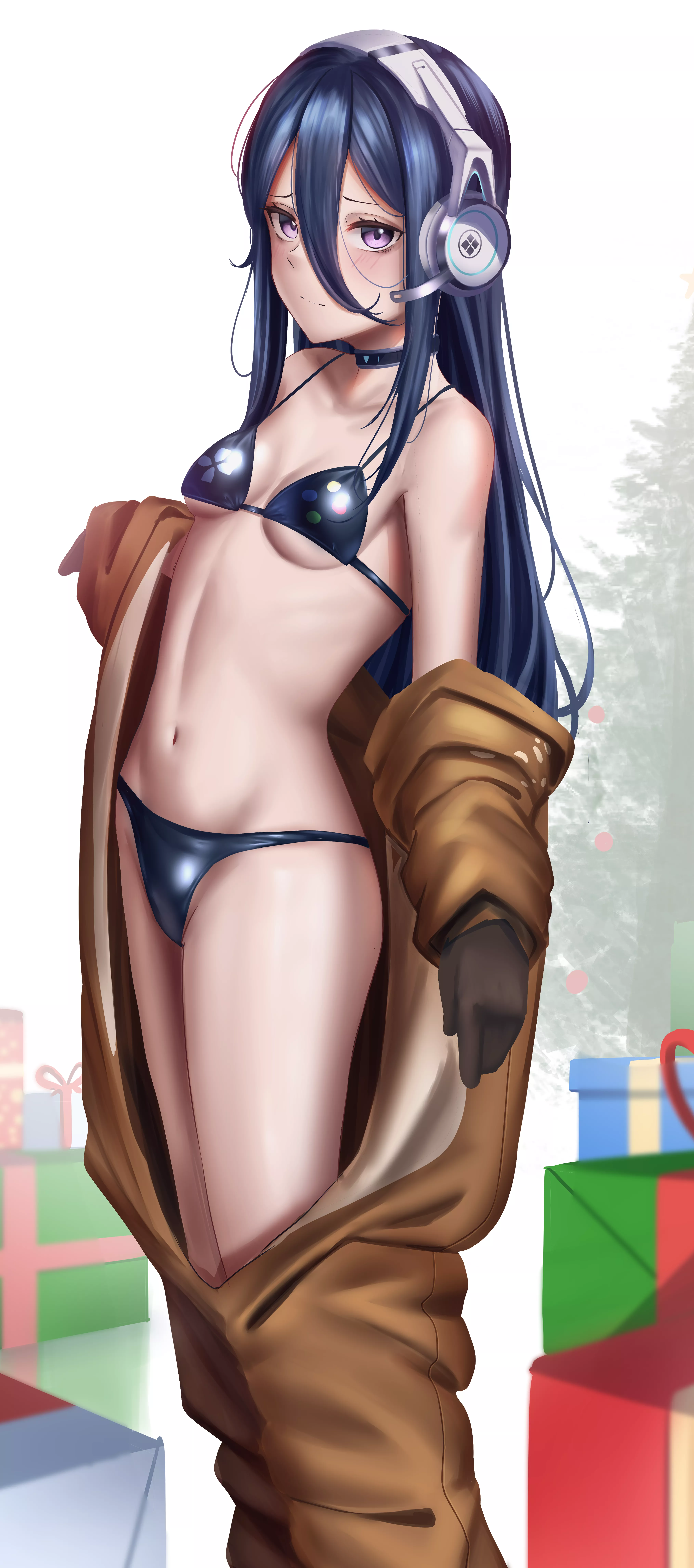 Exia Christmas Undressing (Warito) [Goddess Of Victory: Nikke]