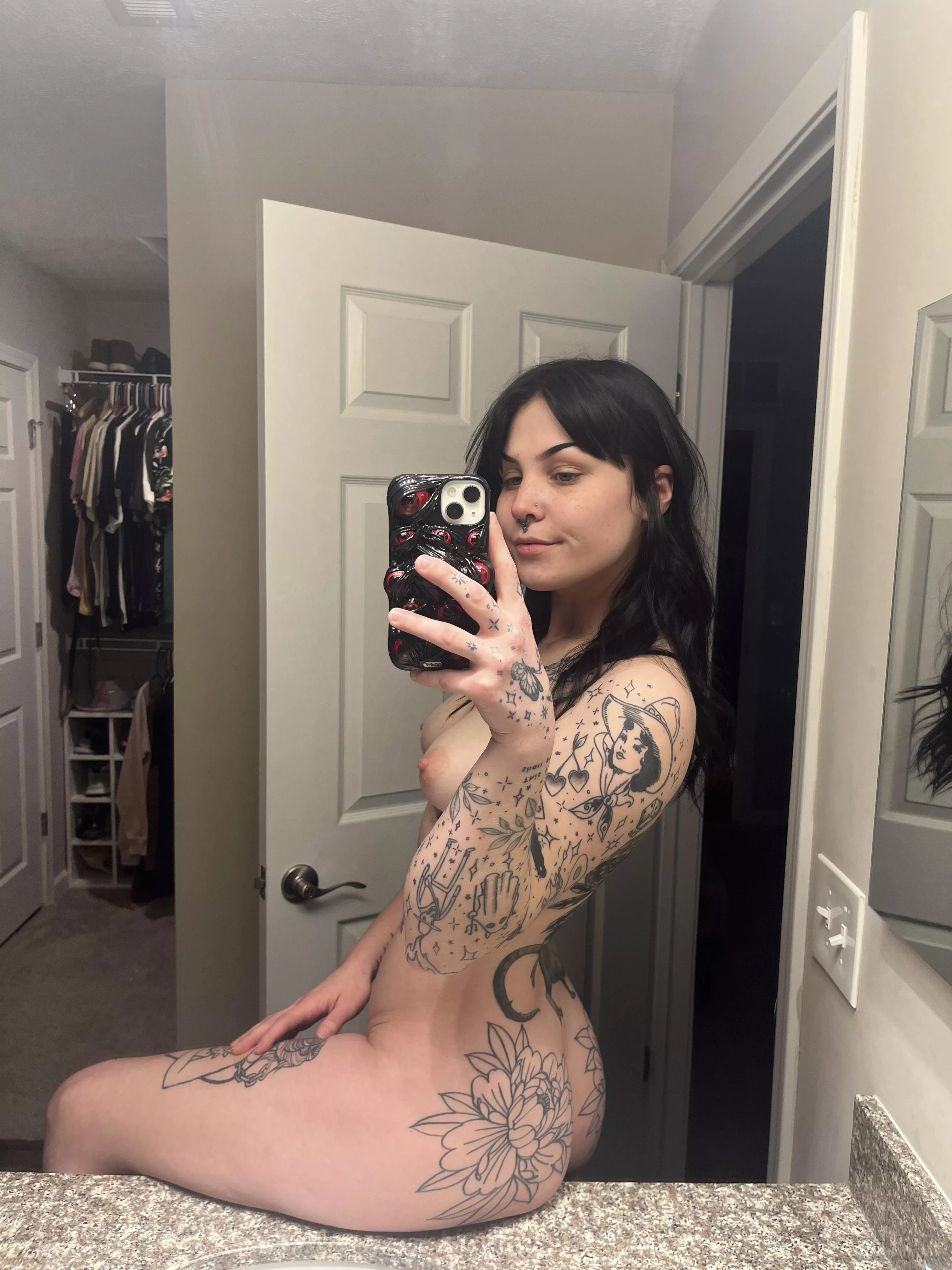 felt cute without any makeup on :-)