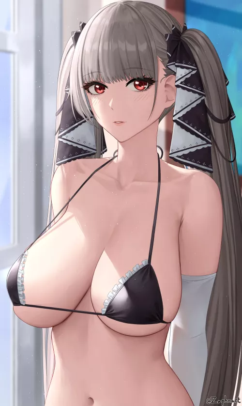 Formidable in a maid... bikini? Ok [Azur Lane]