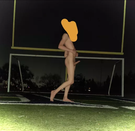 from my university football field