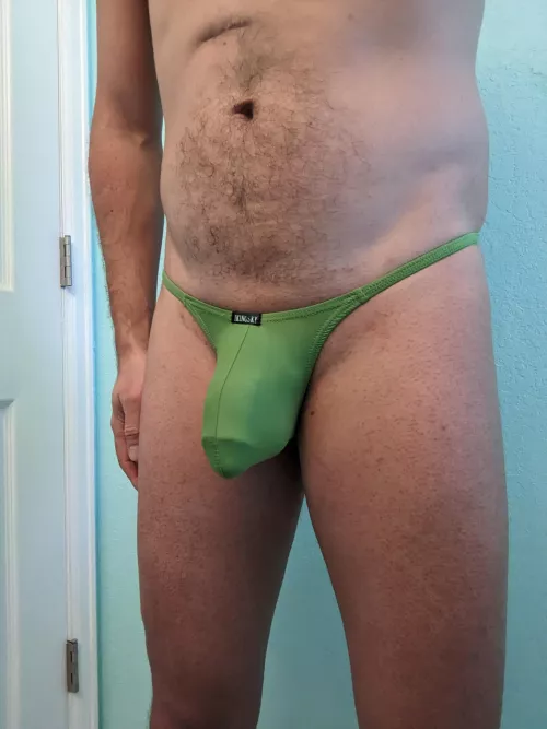 Green Thong Outline