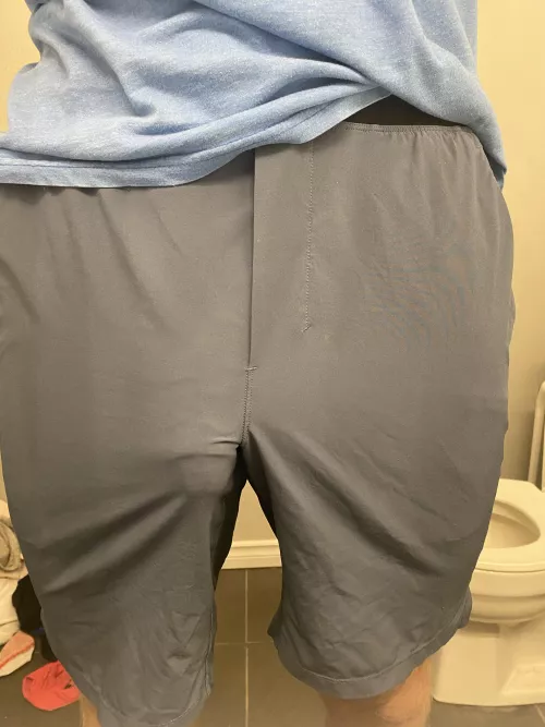 Headed to the gym. This things hard to hide