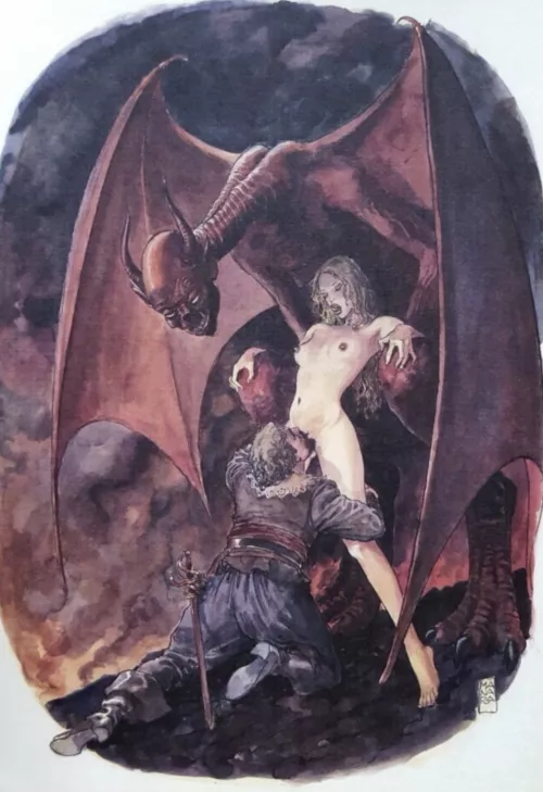 Heaven and Hell, by Milo Manara