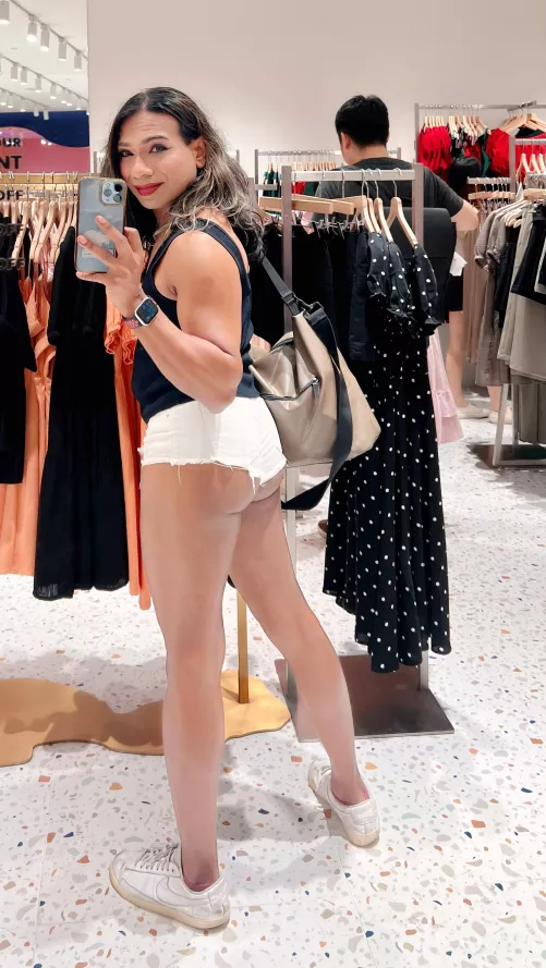 Hope you like how I look in these shorts