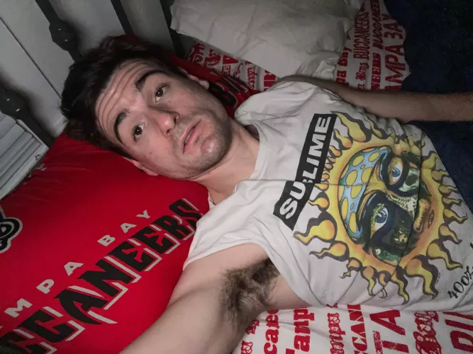 How he woke up, morning pit for you