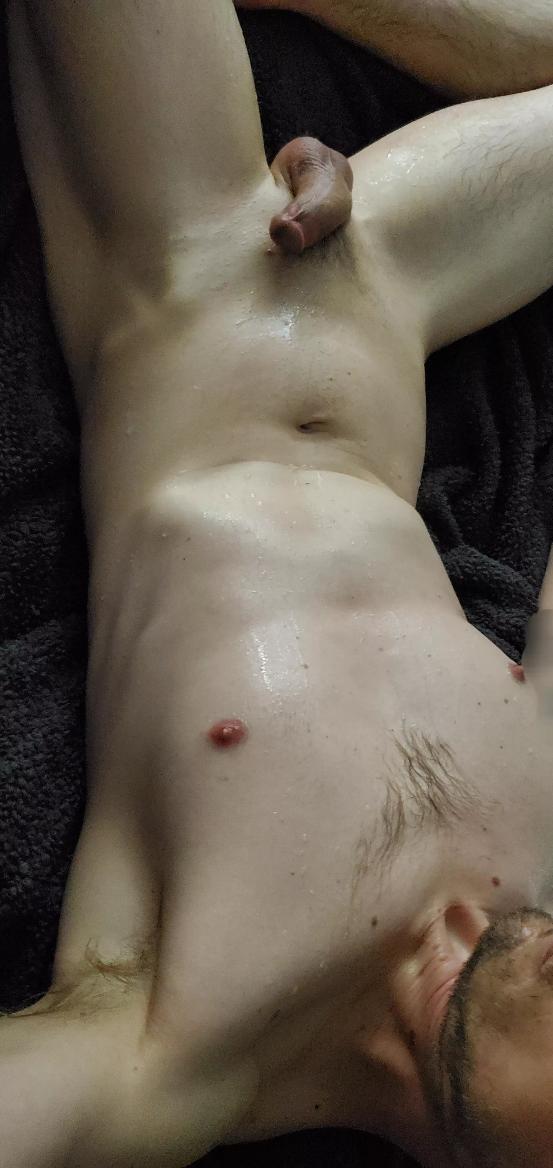 I didn't dry myself off very well (oc)