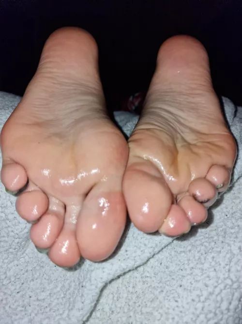 I have to be careful not to slip on you...