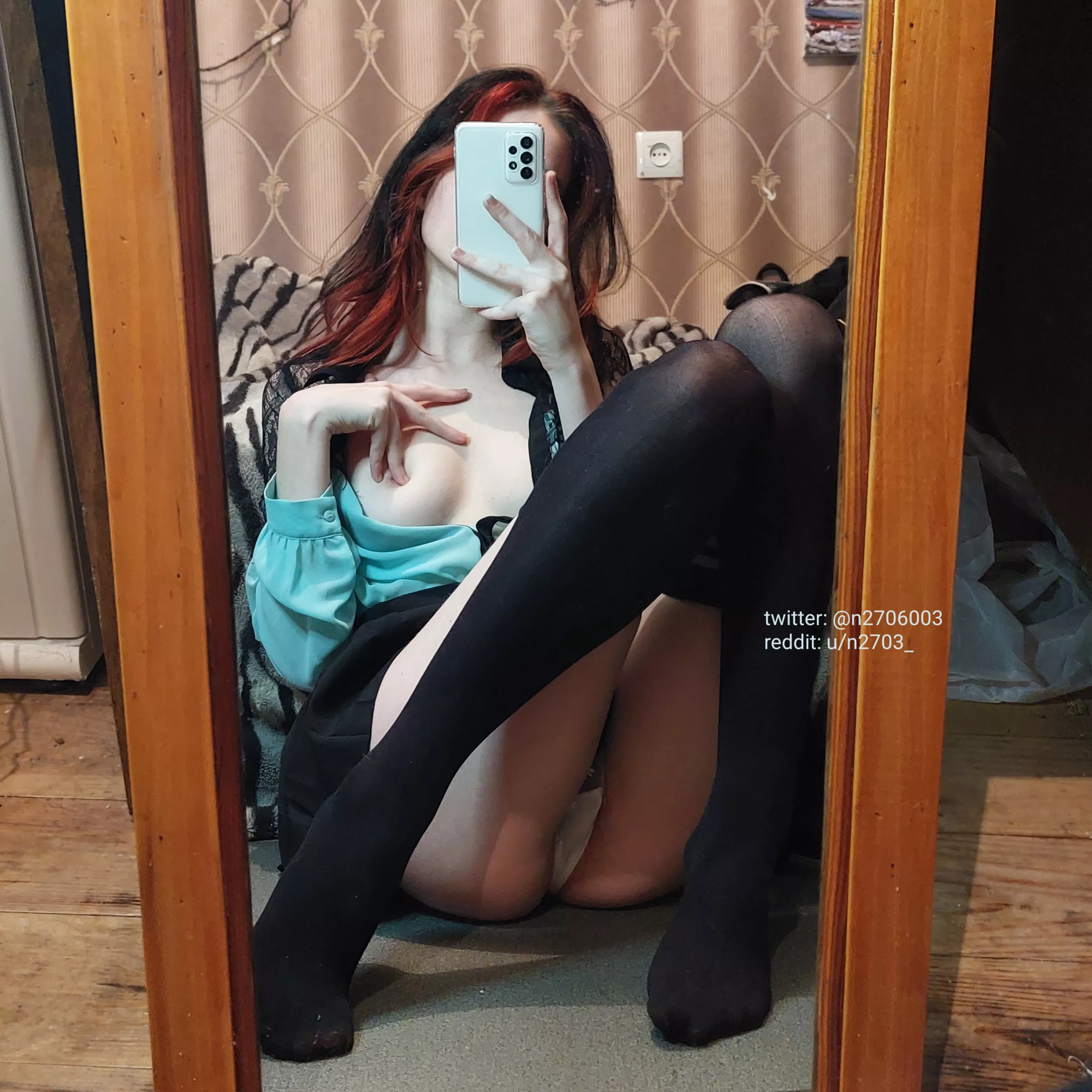 I love wearing a skirt at home