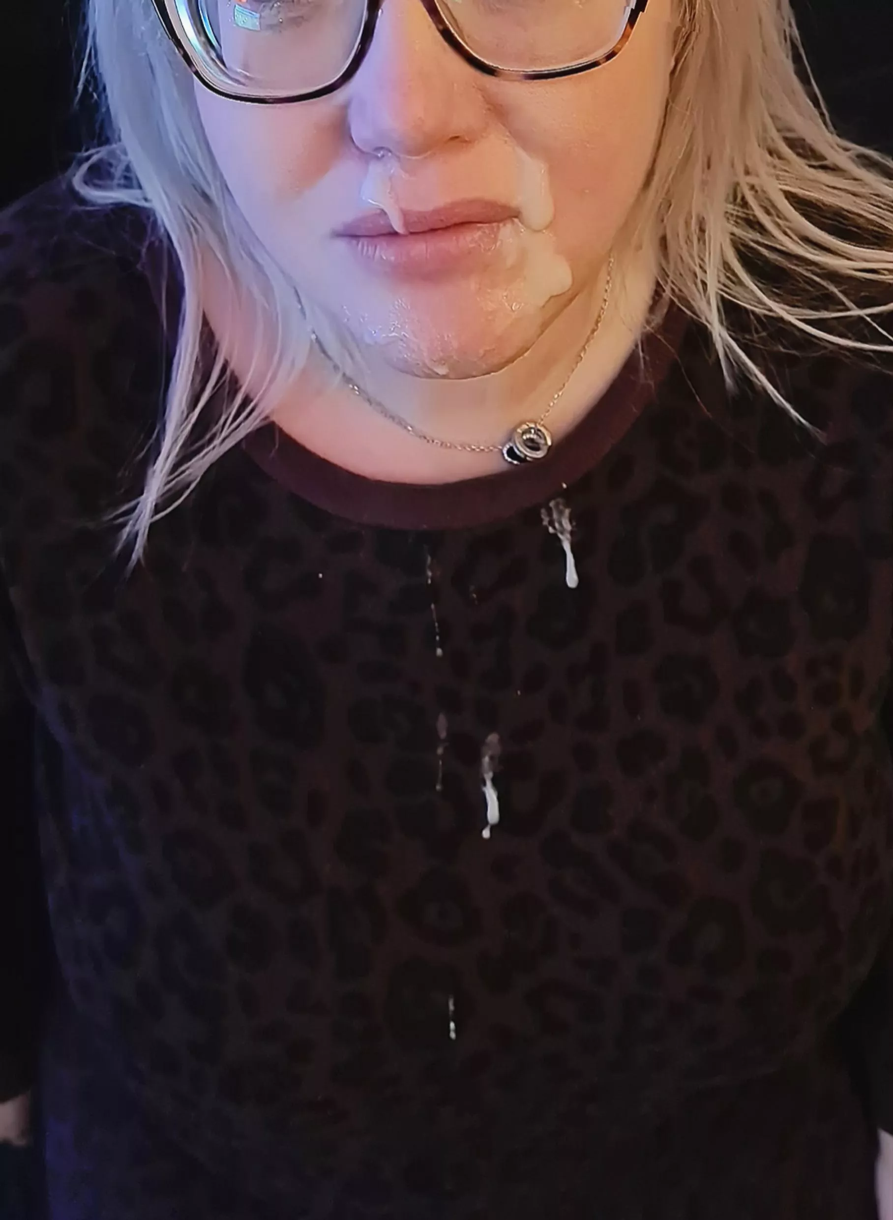 I think I've made a little mess of my face.