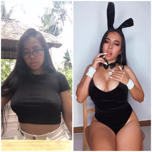 It’s the year of the bimbo bunny! Ready for me to hop on top of you?