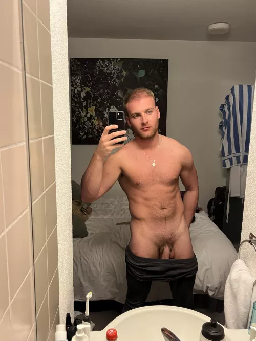 Just been skiing all day, need someone to ride me whilst I just lie down (23)