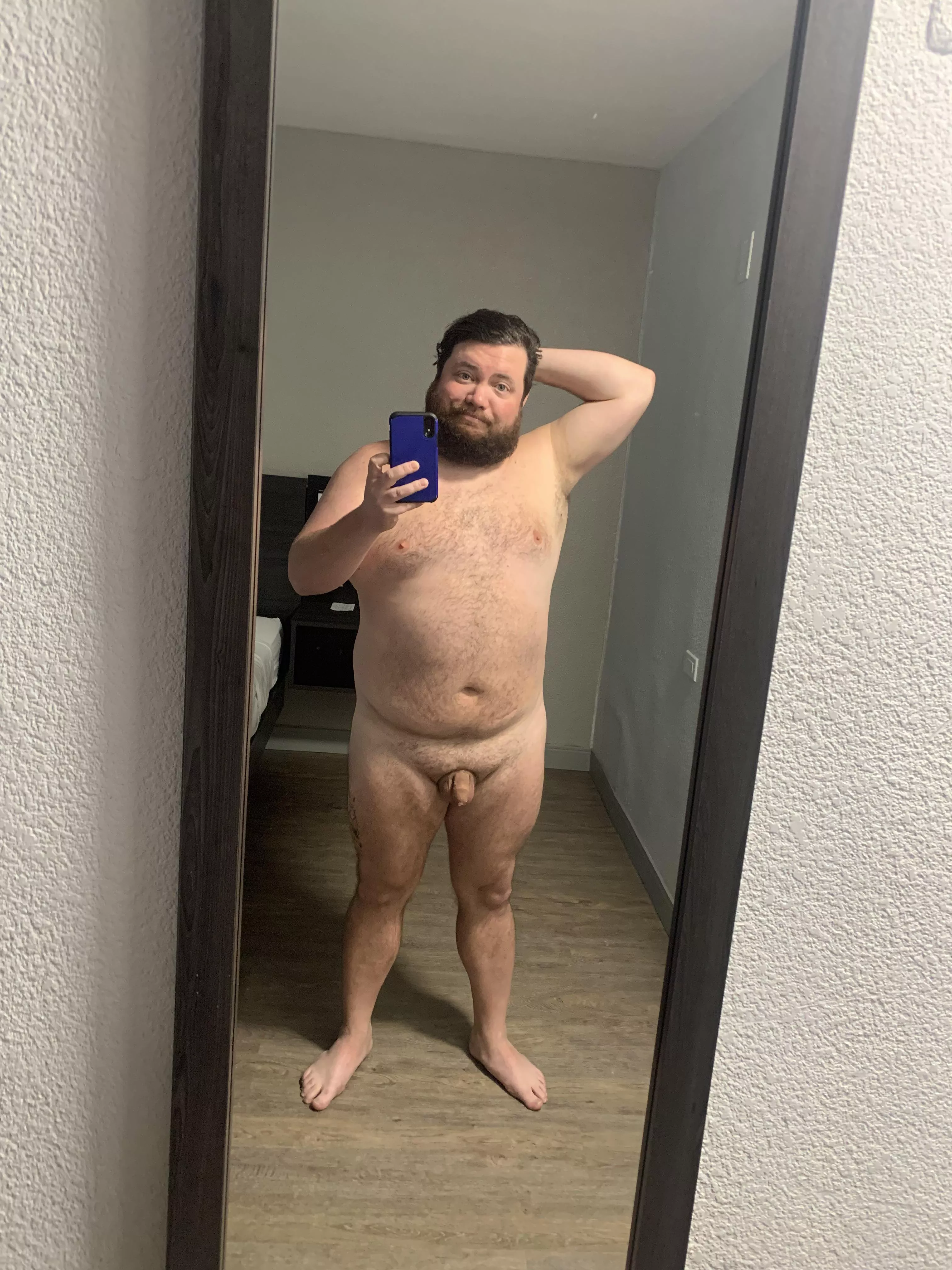 Just visiting Los Angeles, here is my hotel mirror.