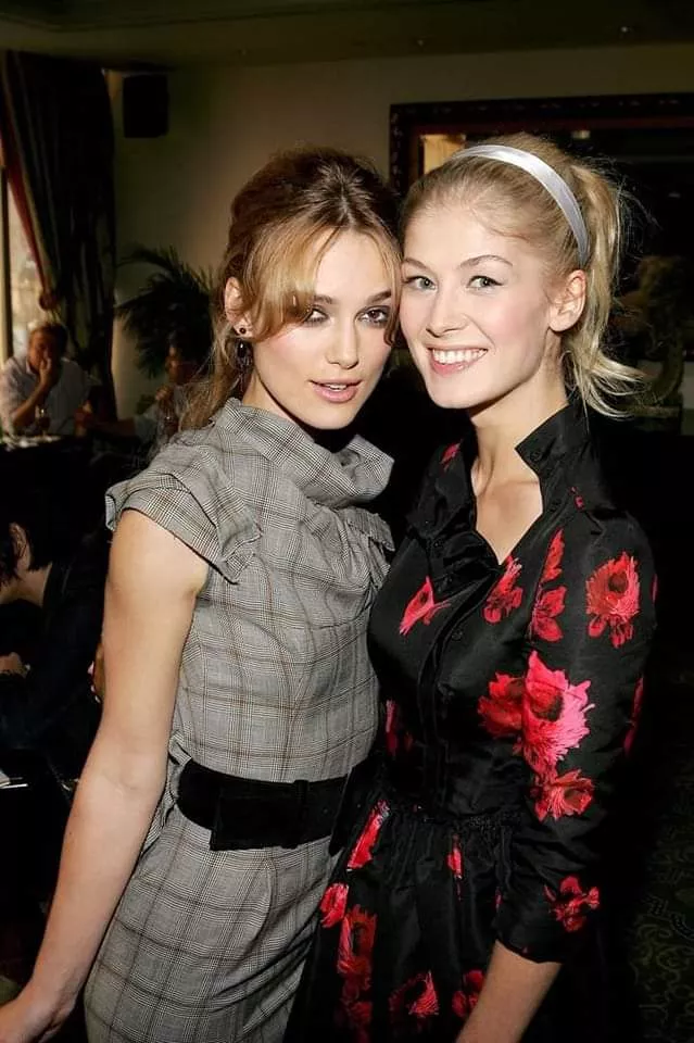 Keira Knightley and Rosamund Pike