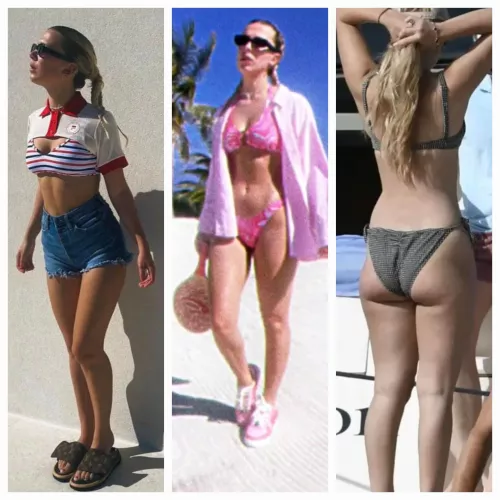 Let's get bi for Millie Bobby Browns curvy body and pretty face