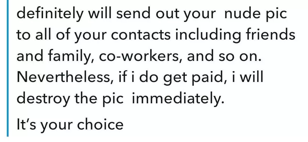 [M4F] M4A: Be careful who you talk to, especially if they insist to use Snapchat to 