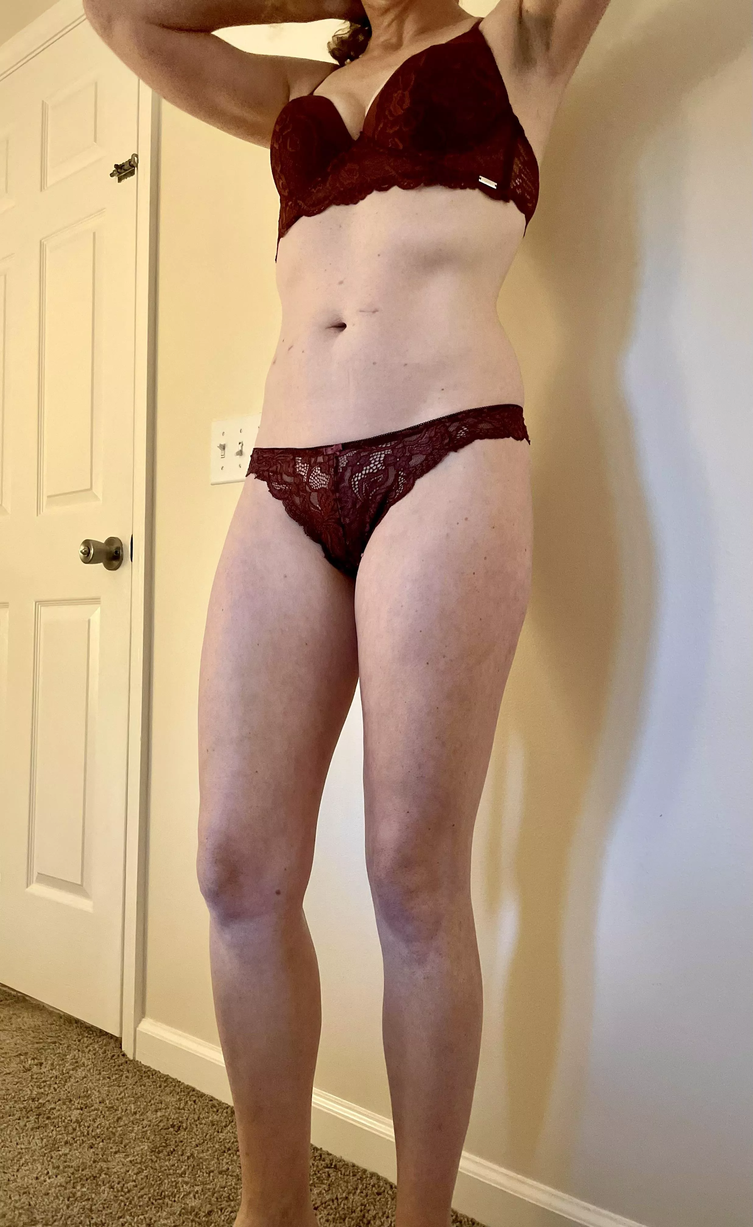 Matching set under my outfit last night ❤️[F]