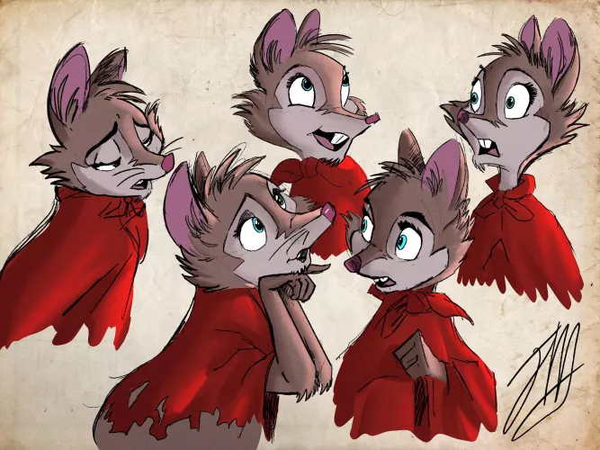 Mrs Brisby (Colored version)