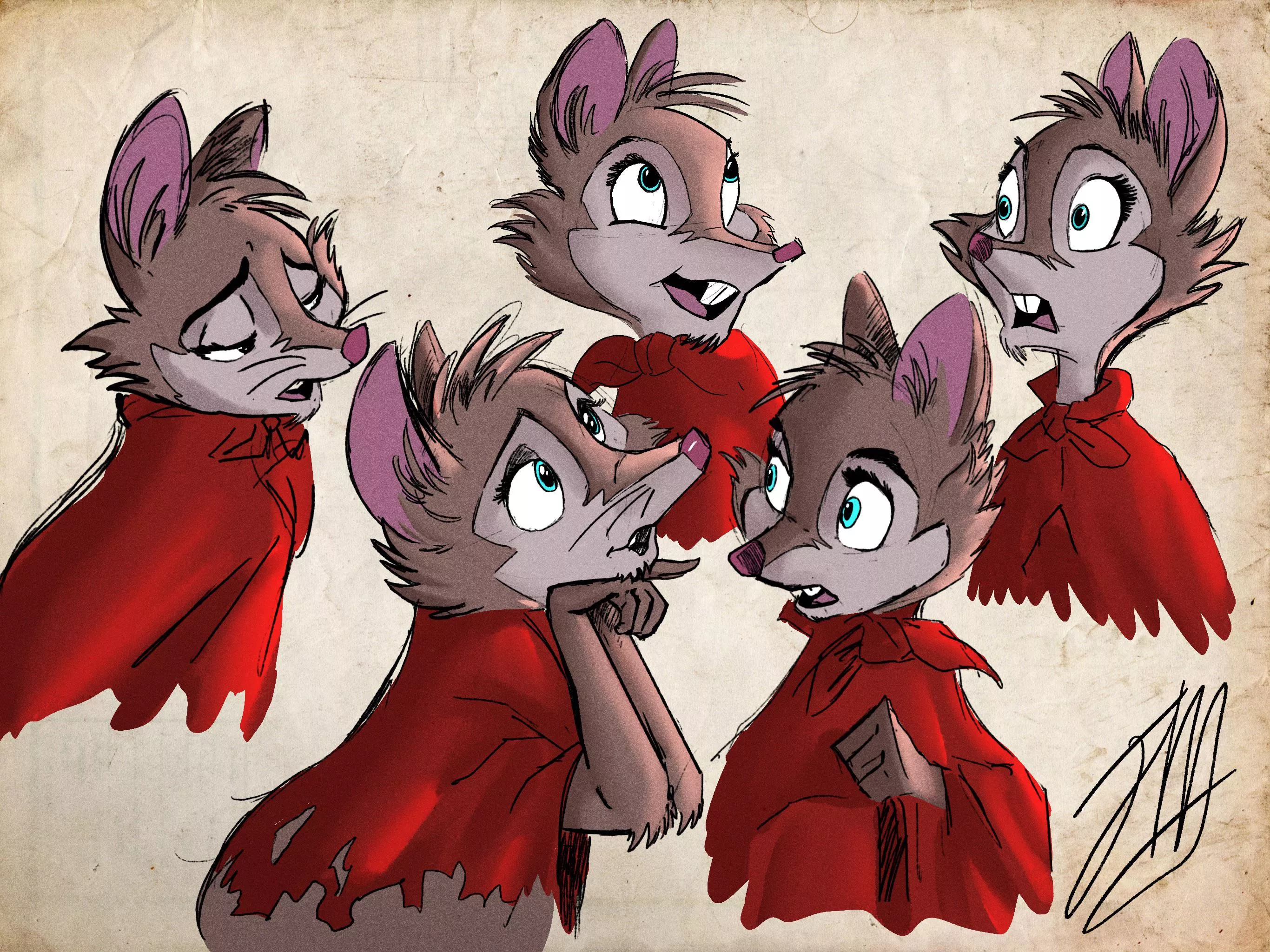 Mrs Brisby (Colored version)