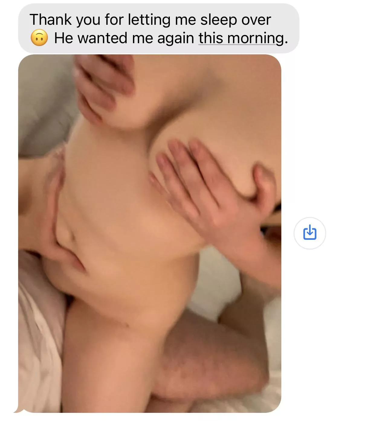 My 19f girlfriend had a sleepover with her bull last night