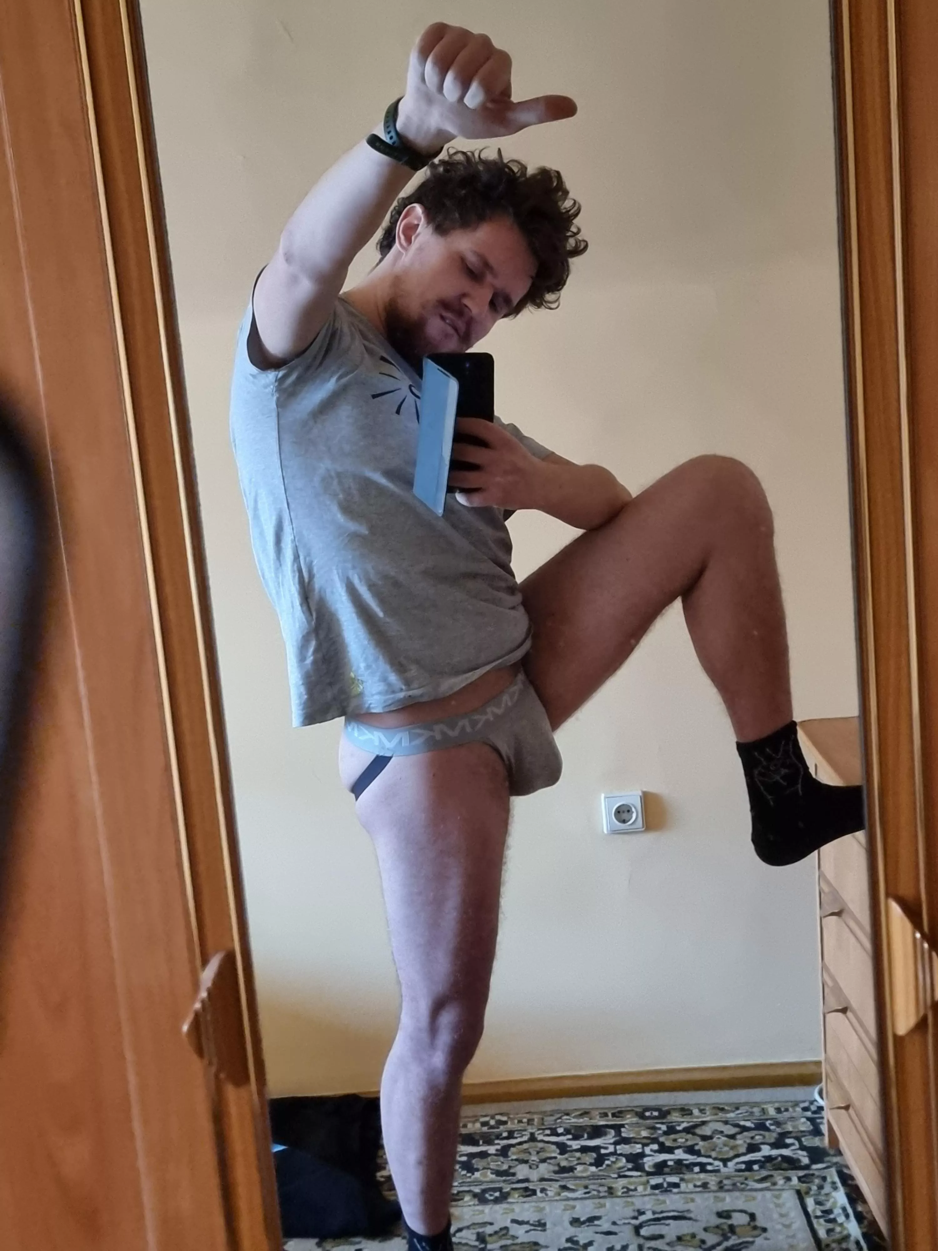 My bf gave this jockstrap to me, I'm lovin' them, frelin' so free