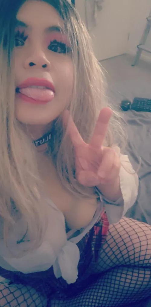 My little Asian sissy slut begged me to post her first thing this morning. Let her know what you’d do to her.