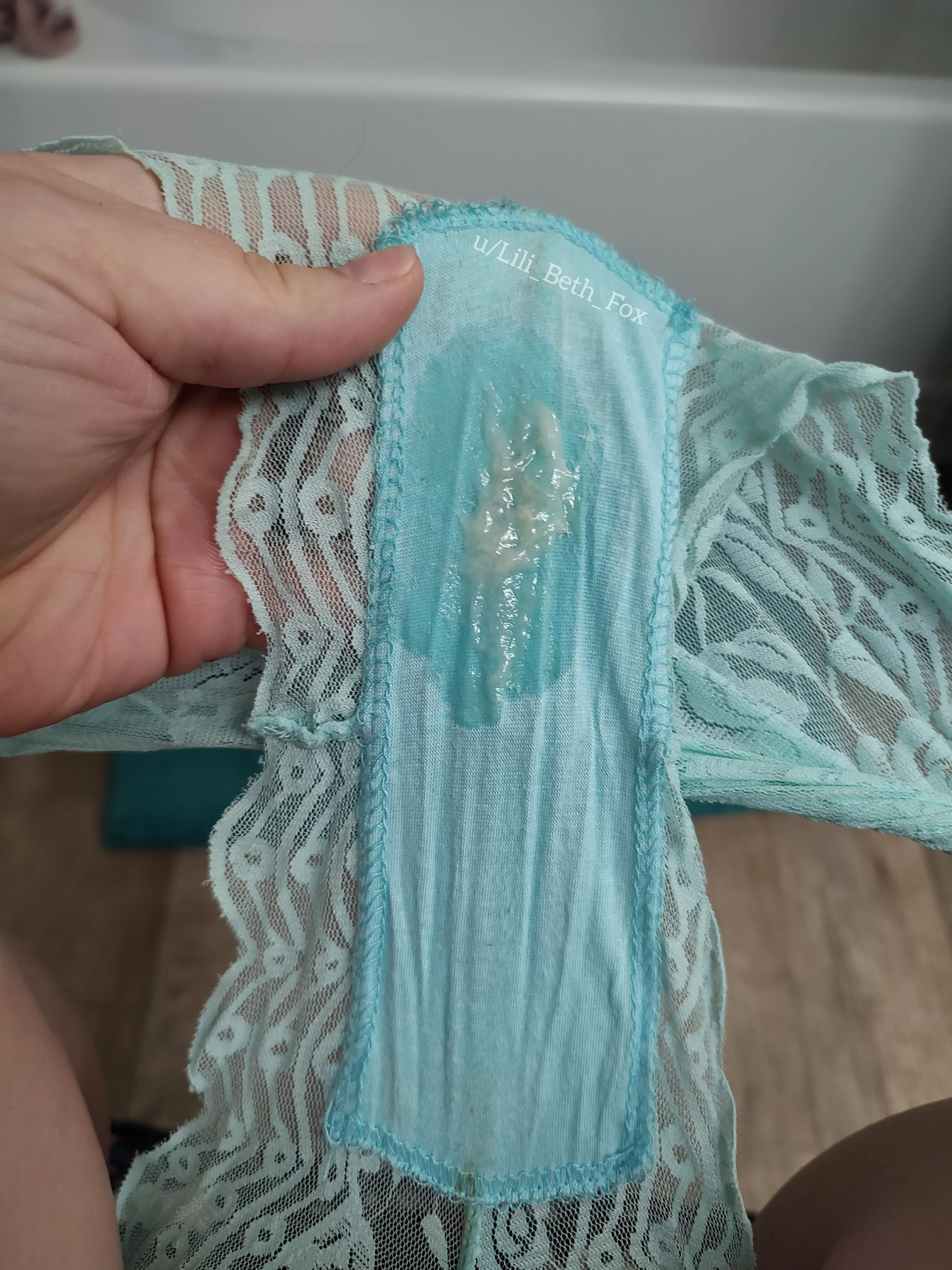 Nothing is more beautiful than cream soaking through a light colored gusset! 1 day wear [OC]